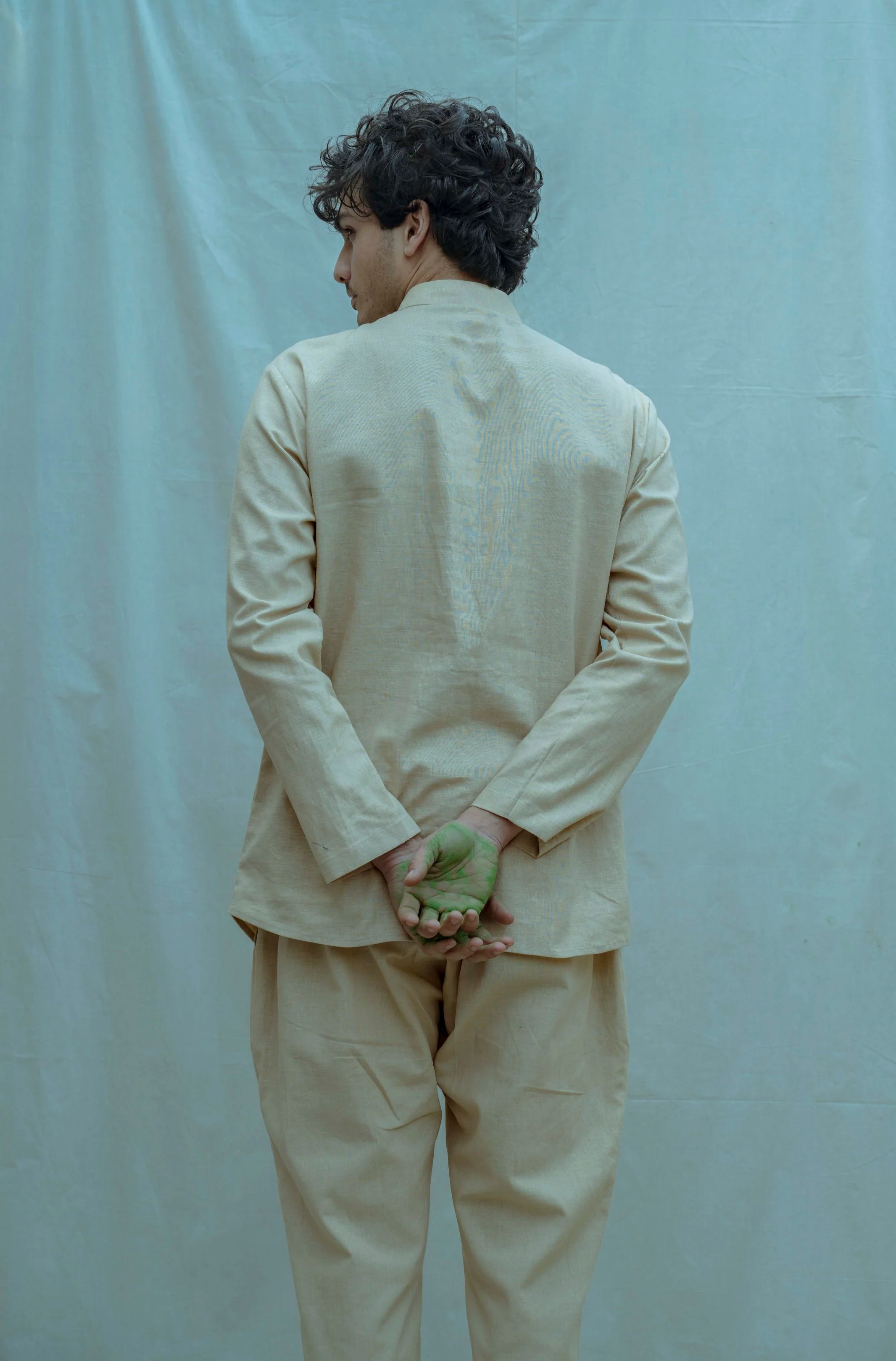 Overlapped Short Kurta Set - Image 4