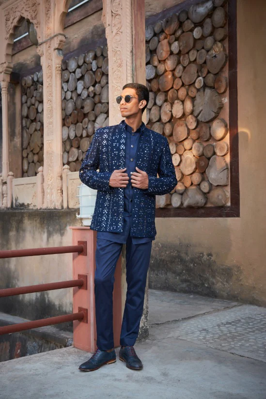 Owen Indo-Western Jacket Set - Image 2
