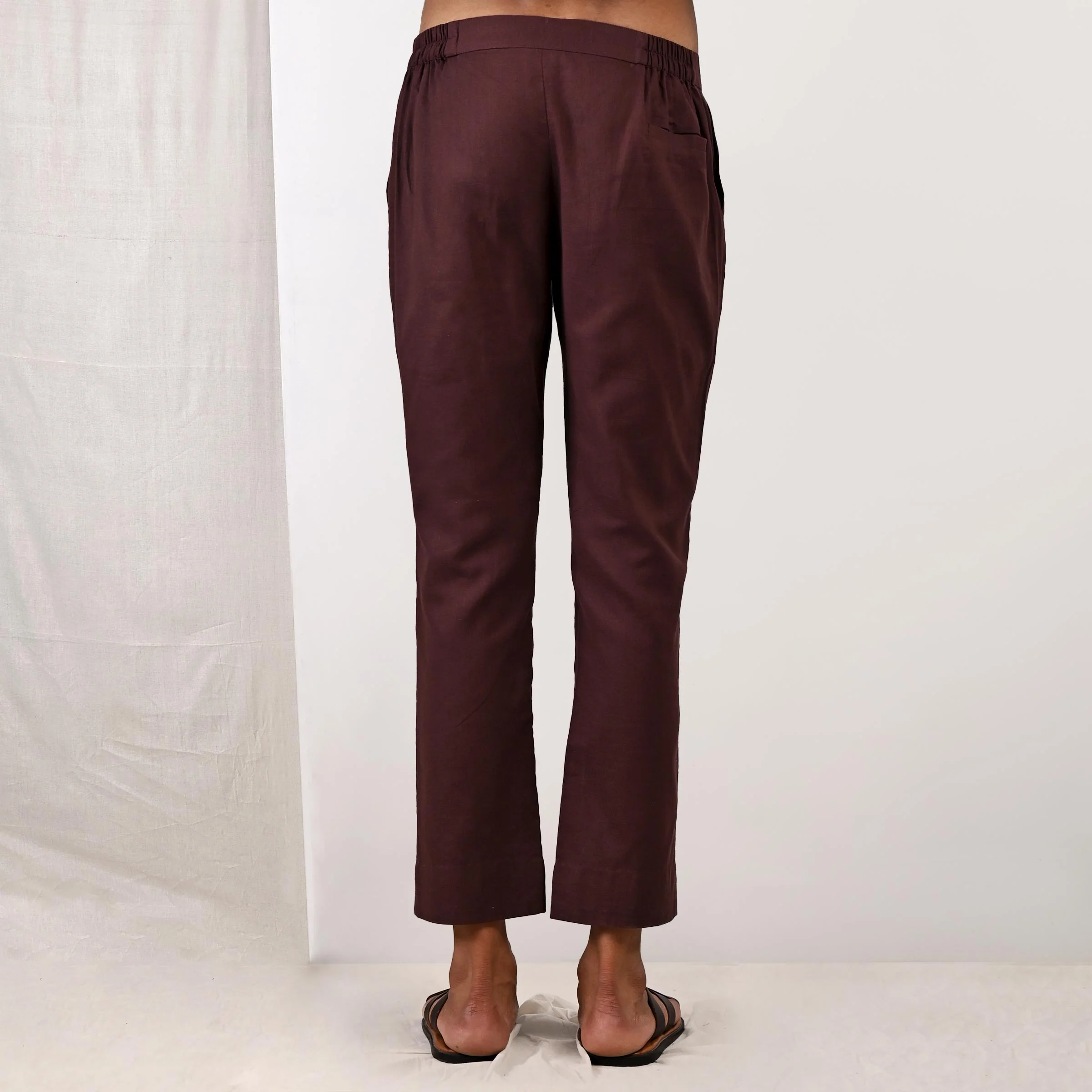 Parson - Dark Mahogany Asymmetrical Short Kurta Set - Image 7