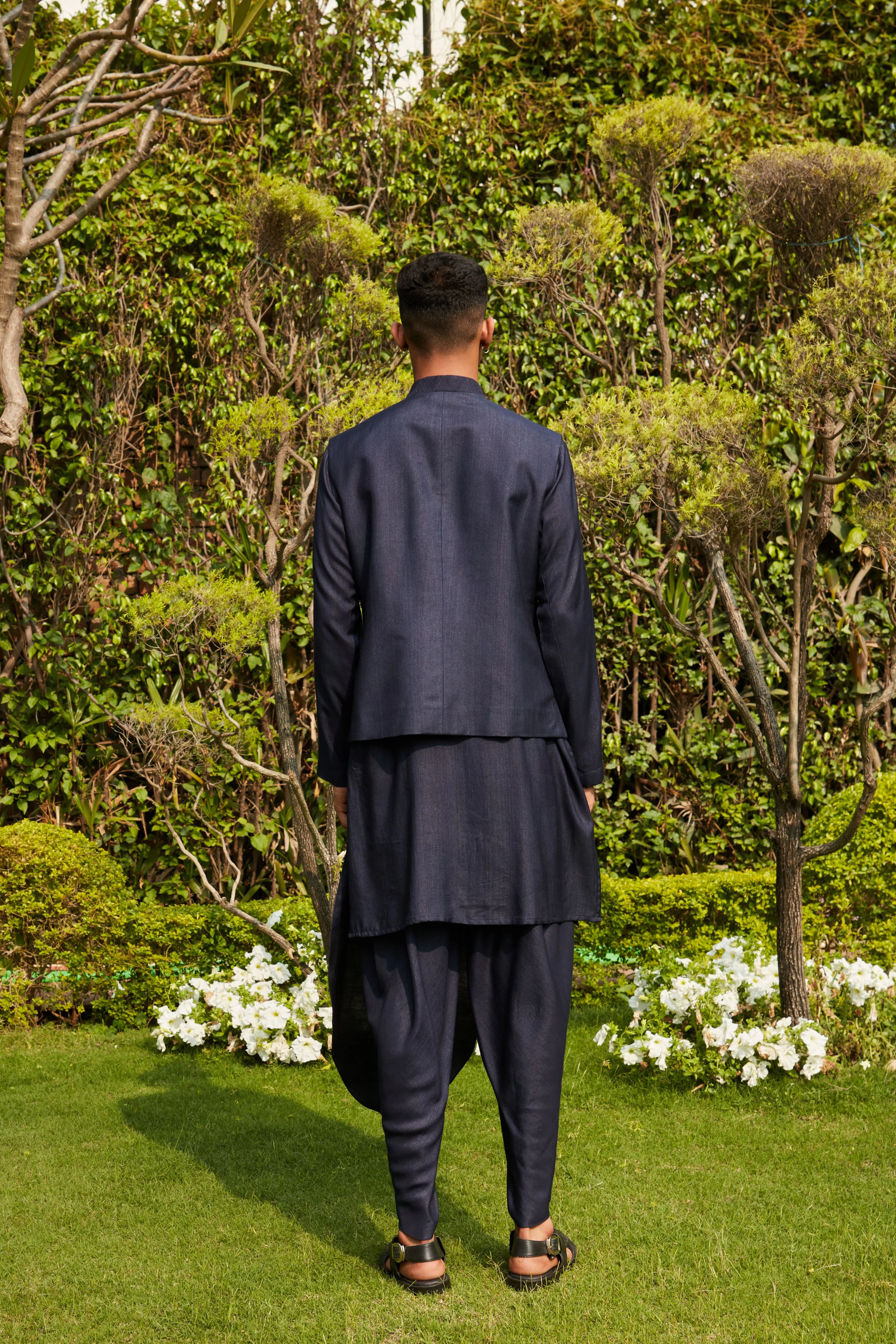 Rahim Nehru Jacket with Kurta and Pants Set - Image 4