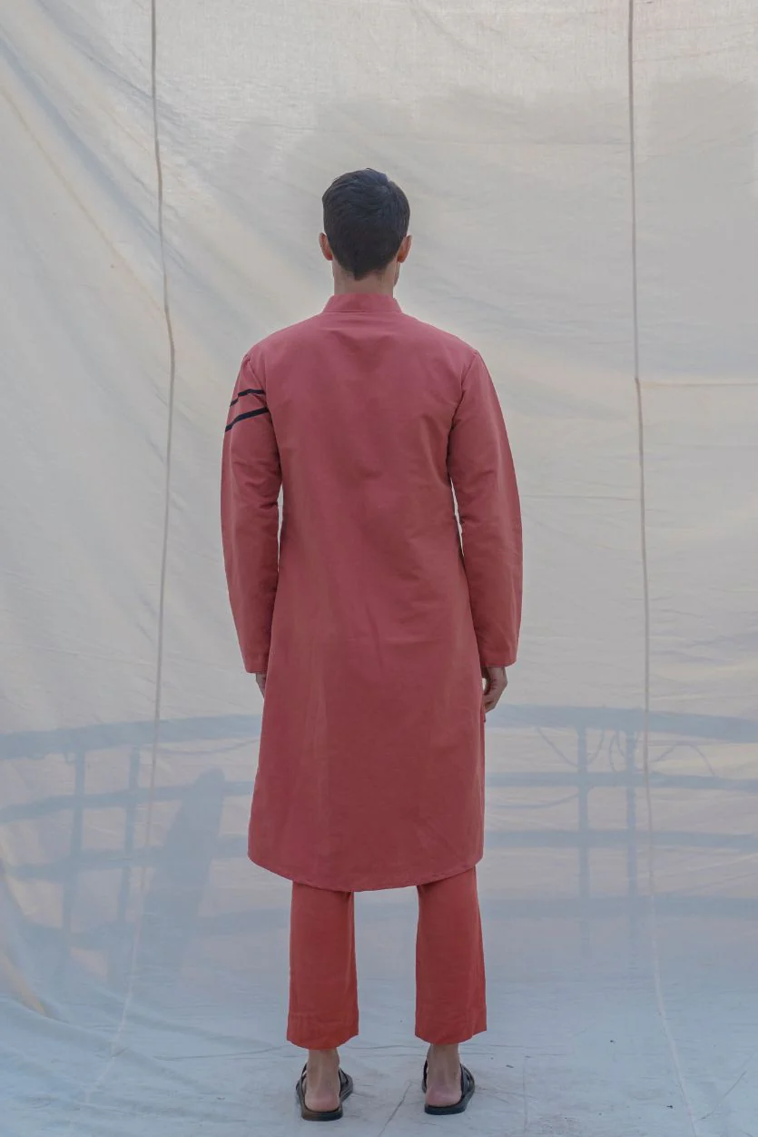 Ramon  - Coral Kurta Set - Image 2
