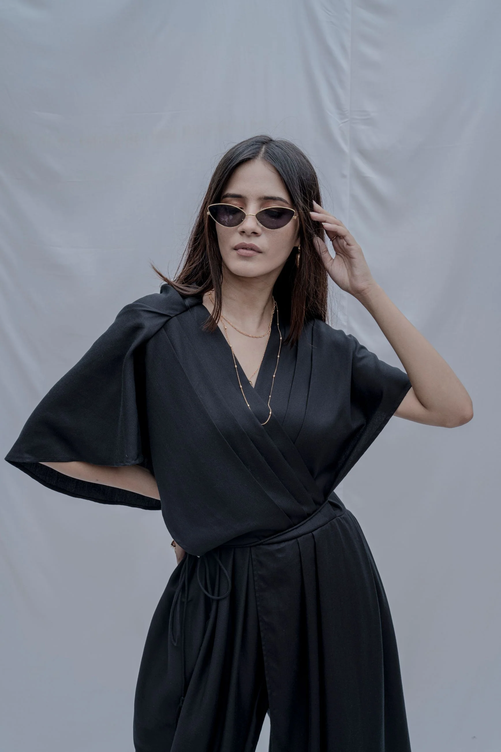 Rika Jumpsuit in  Black - Image 2