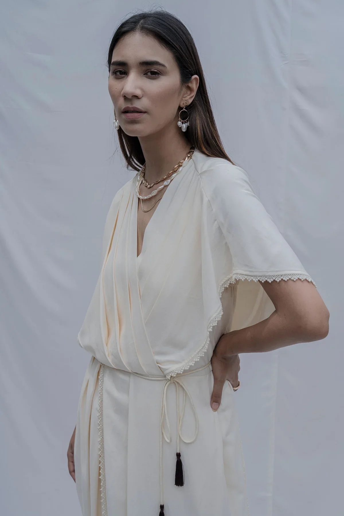 Rika Jumpsuit in off-white - Image 2