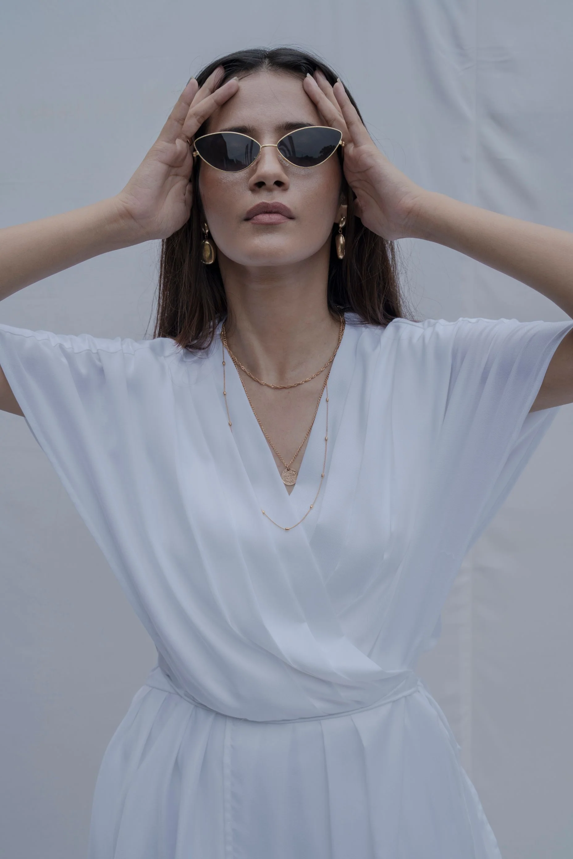 Rika Jumpsuit in White - Image 2