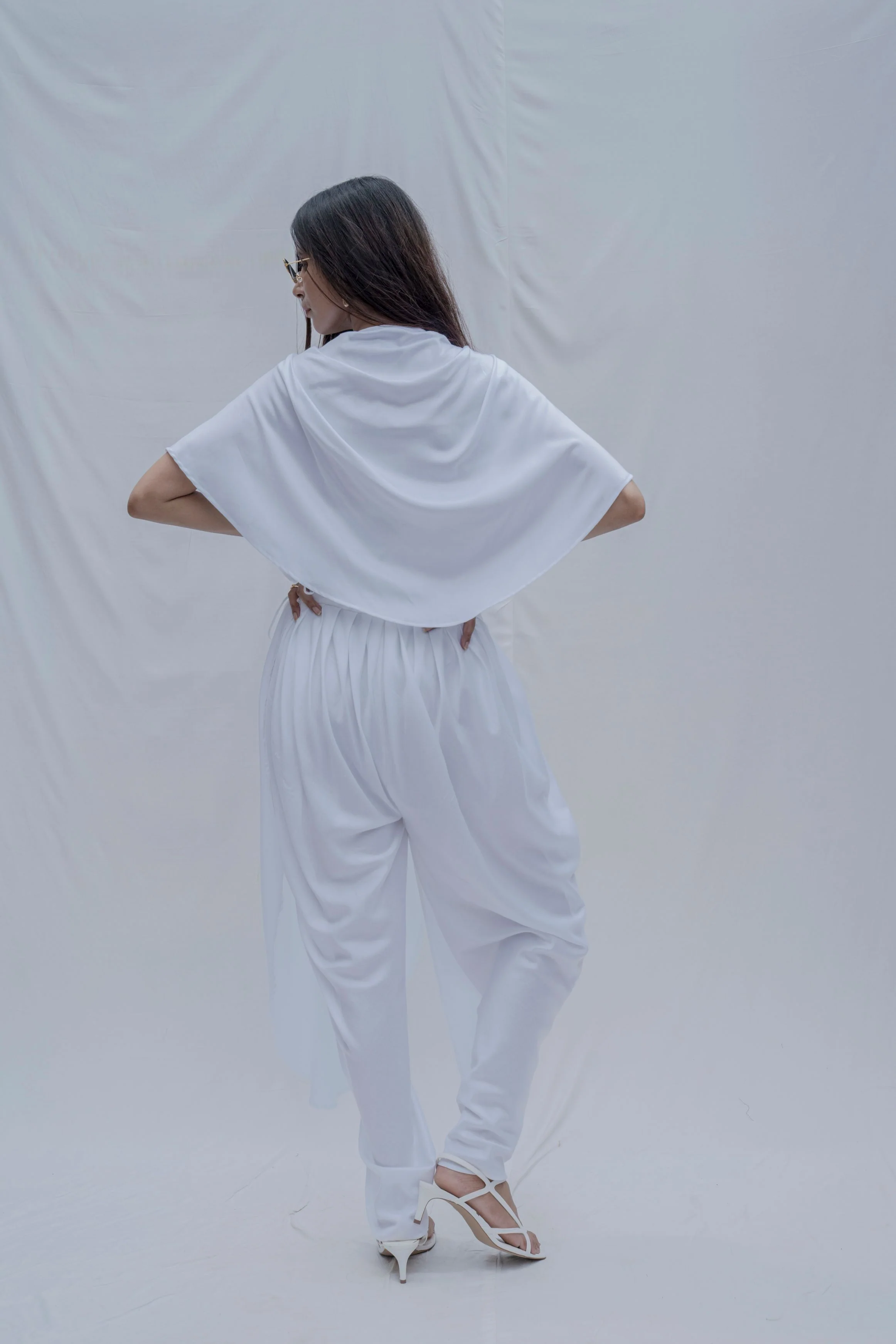Rika Jumpsuit in White - Image 3