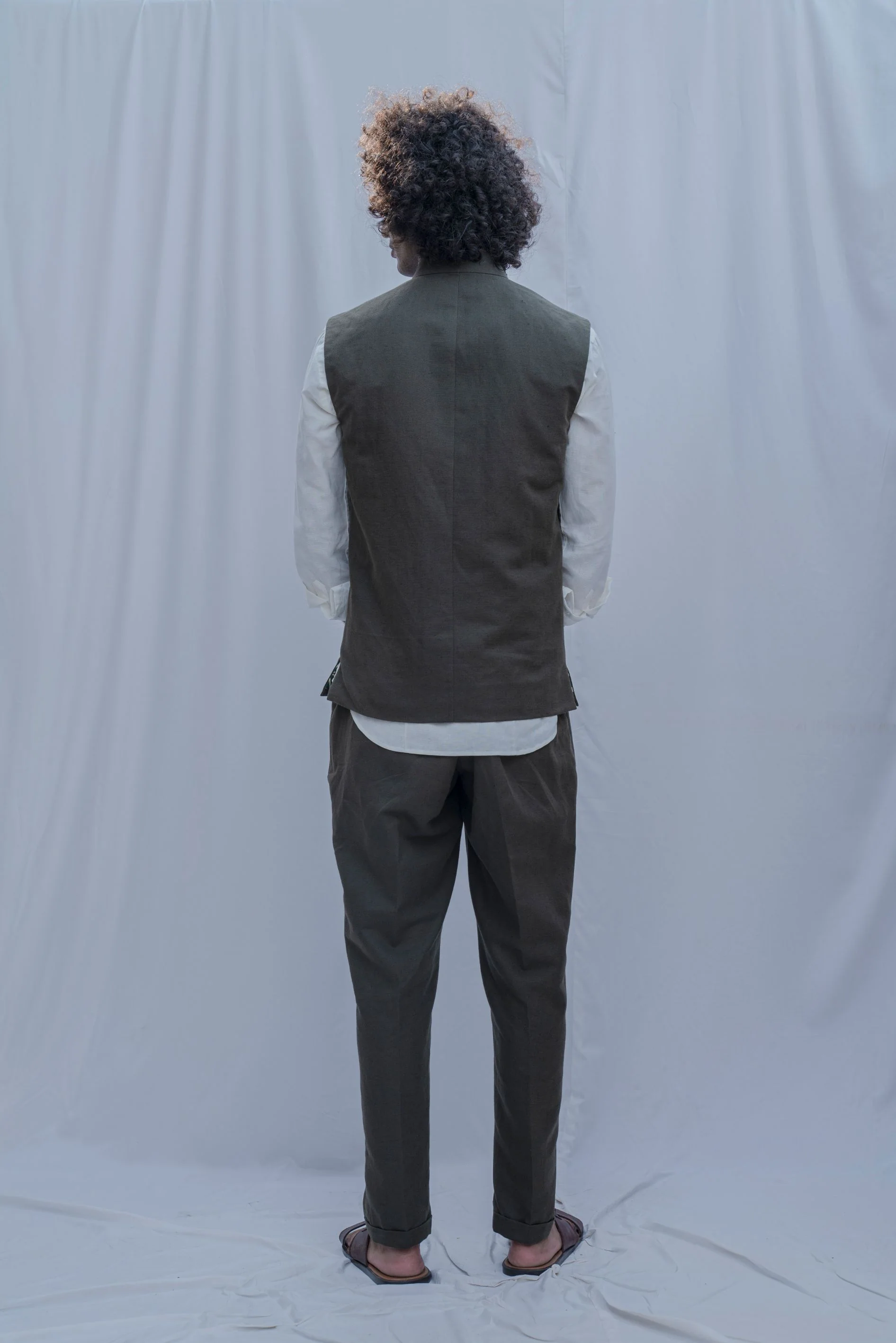 Rochester - Grey Nehru jacket Set - Image 4