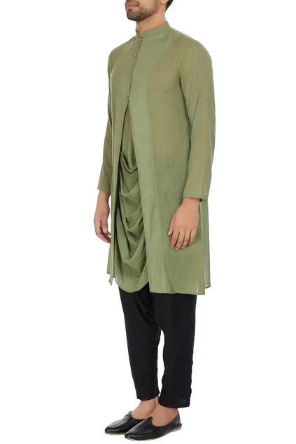 Roman - Cowl Kurta Set - Image 4