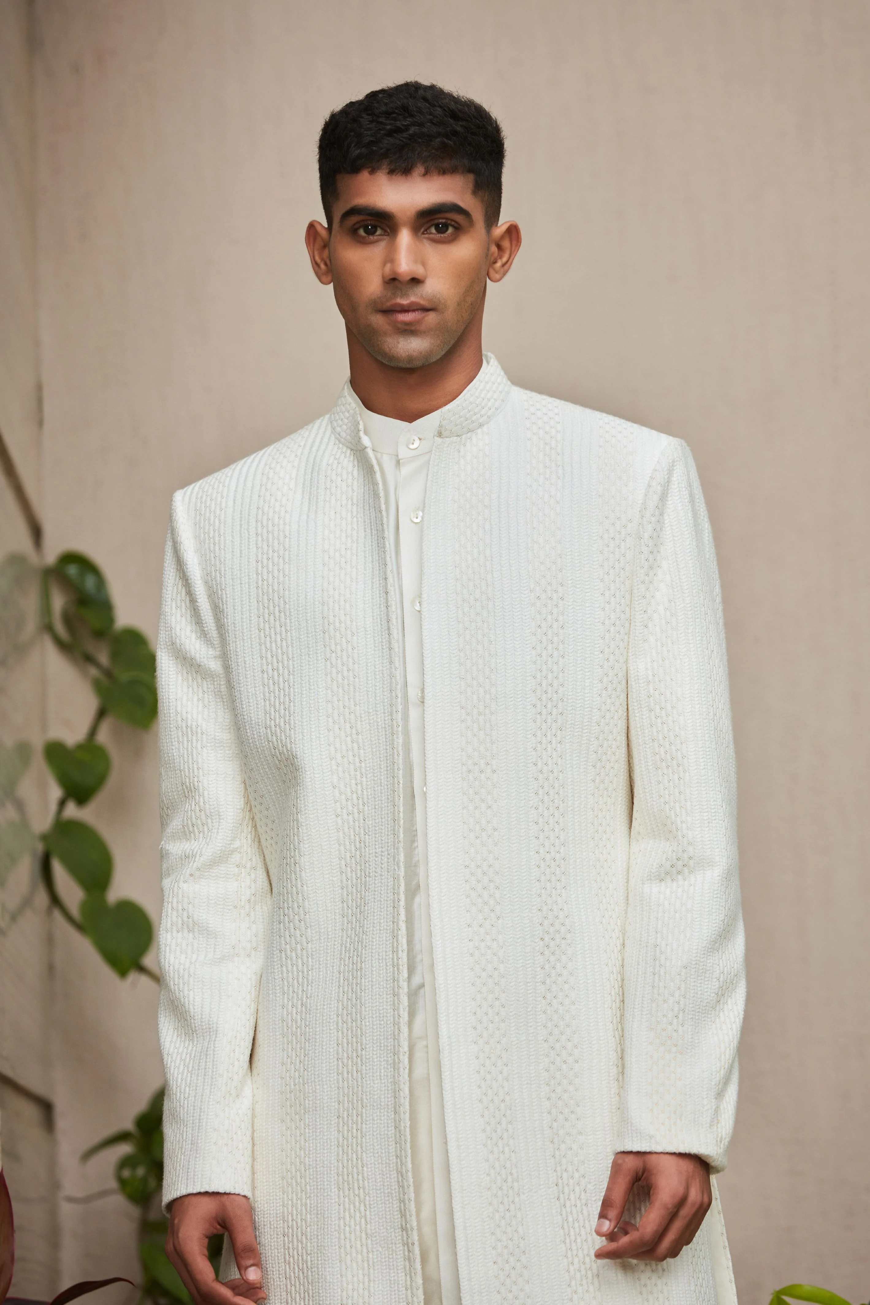 Sahirah Open Jacket With Front open Kurta Set - Image 2