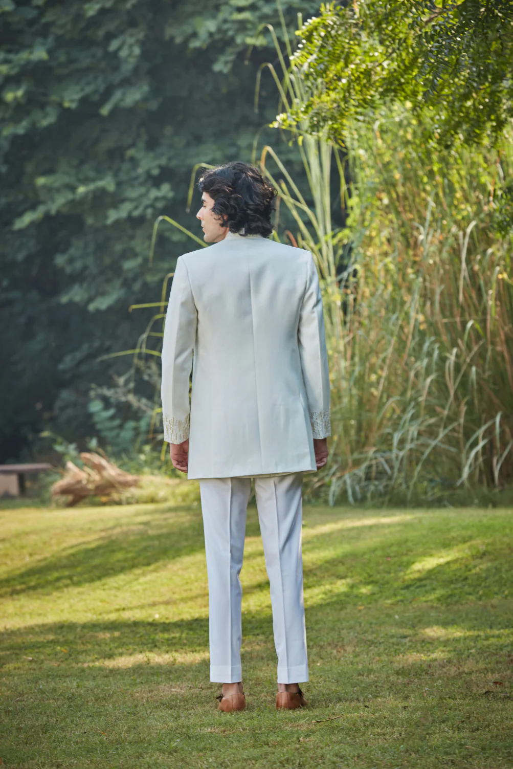 Seraphine off-White Indo-western set - Image 4