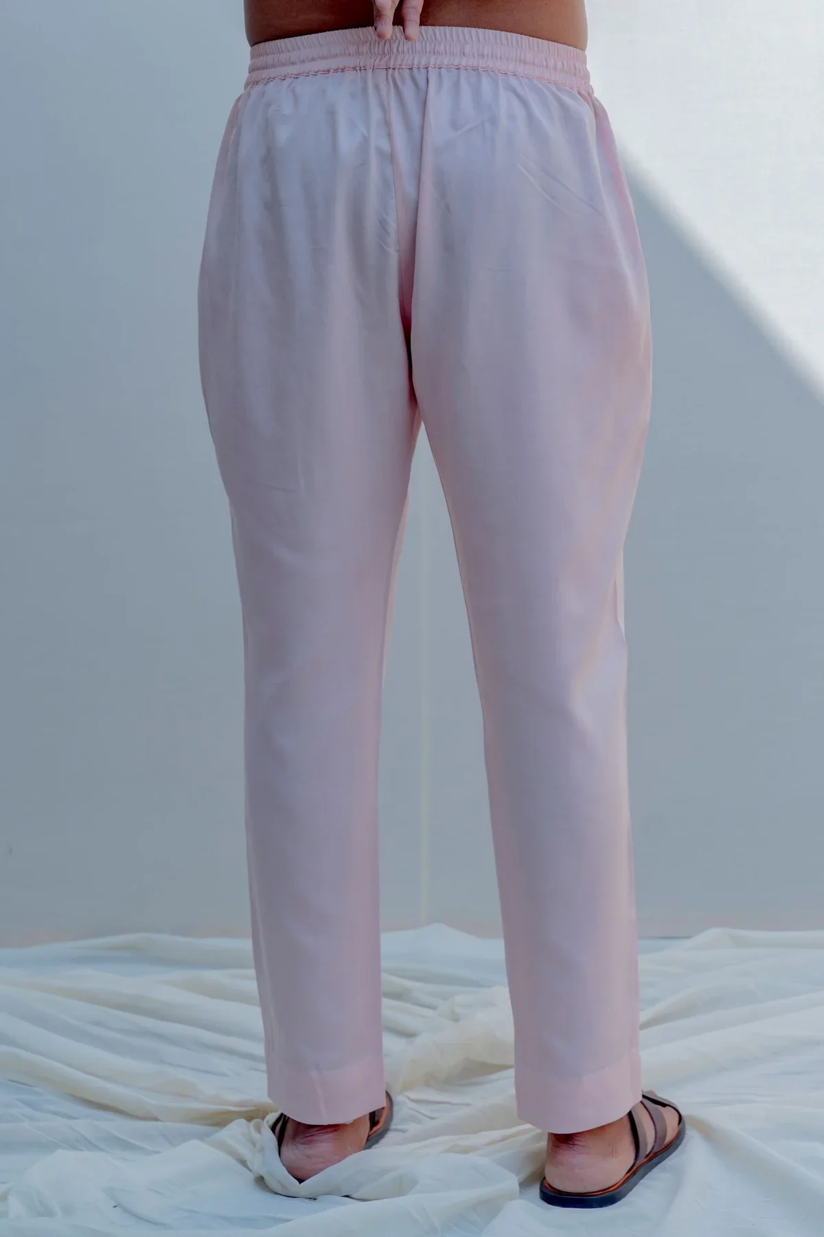 SINTI - Peach Asymmetrical Kurta Set - Image 6