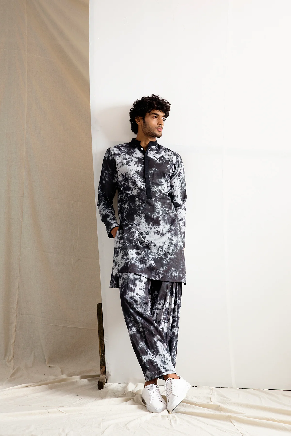 Wren - Tie & Dye Long Kurta Set