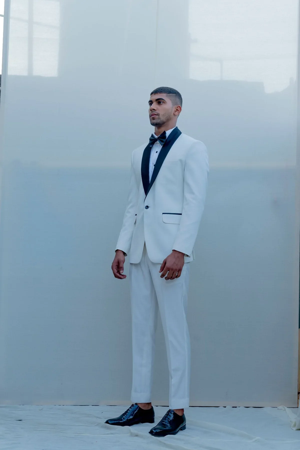 YIN- WHITE TUXEDO SET - Image 3
