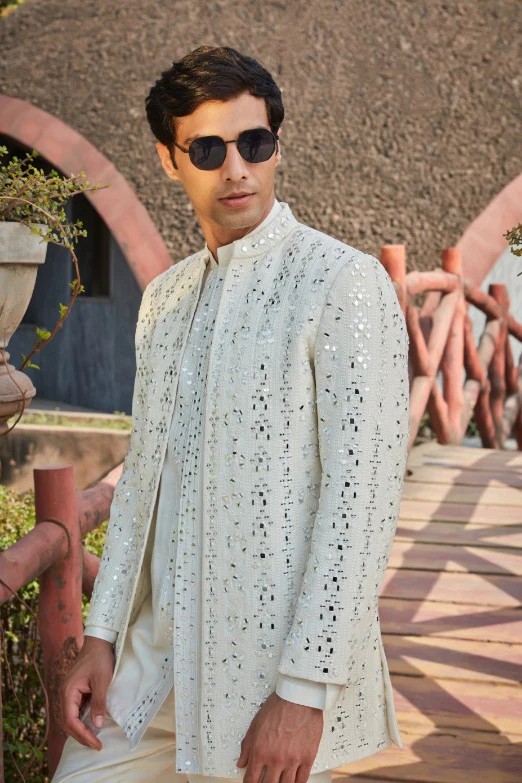 Zach Indo- Western Jacket Set - Image 3