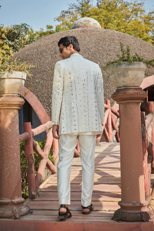 Zach Indo- Western Jacket Set - Image 5