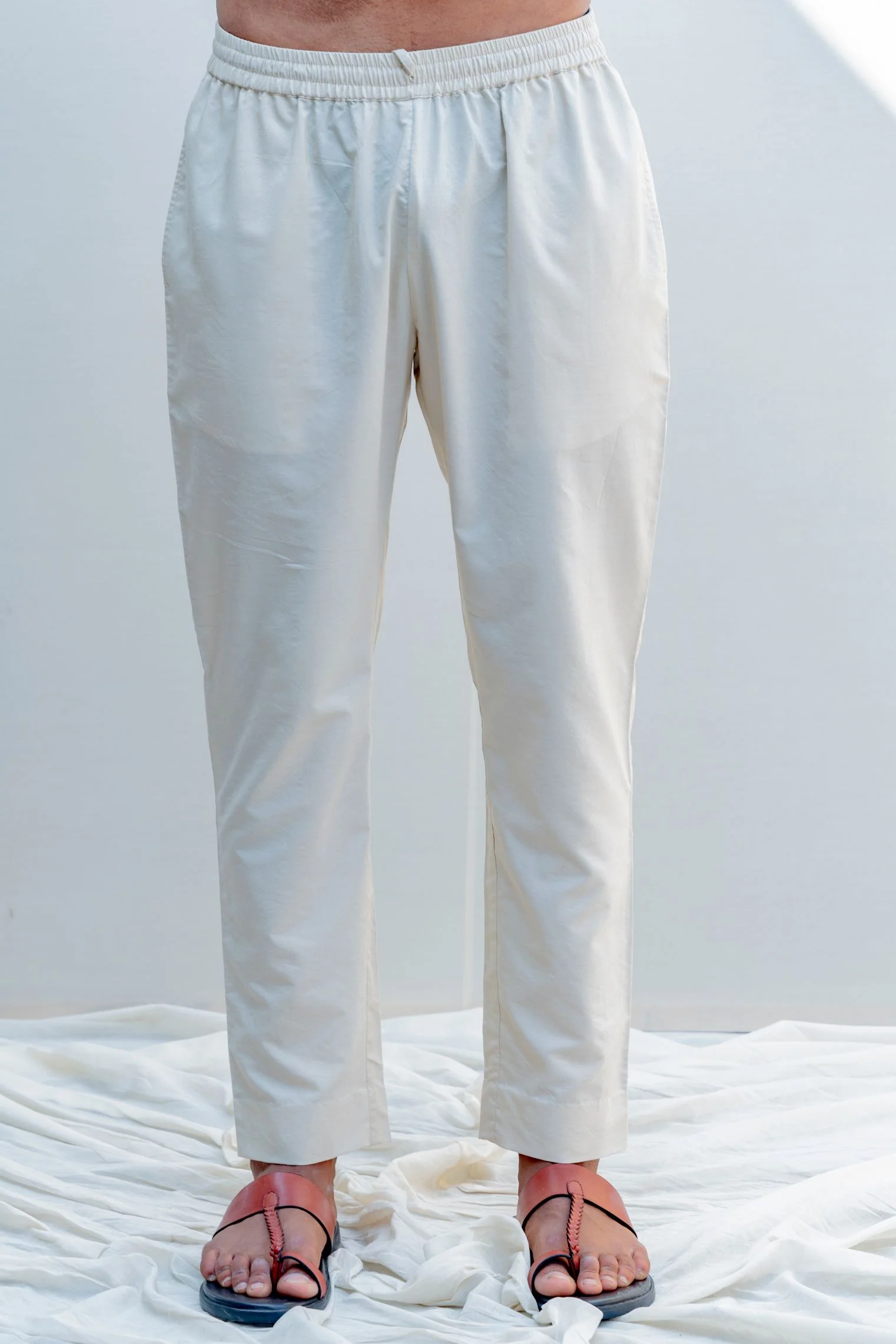 Zingaro- Off White Overlapped Cross Embroidered Jacket With Kurta Set - Image 6