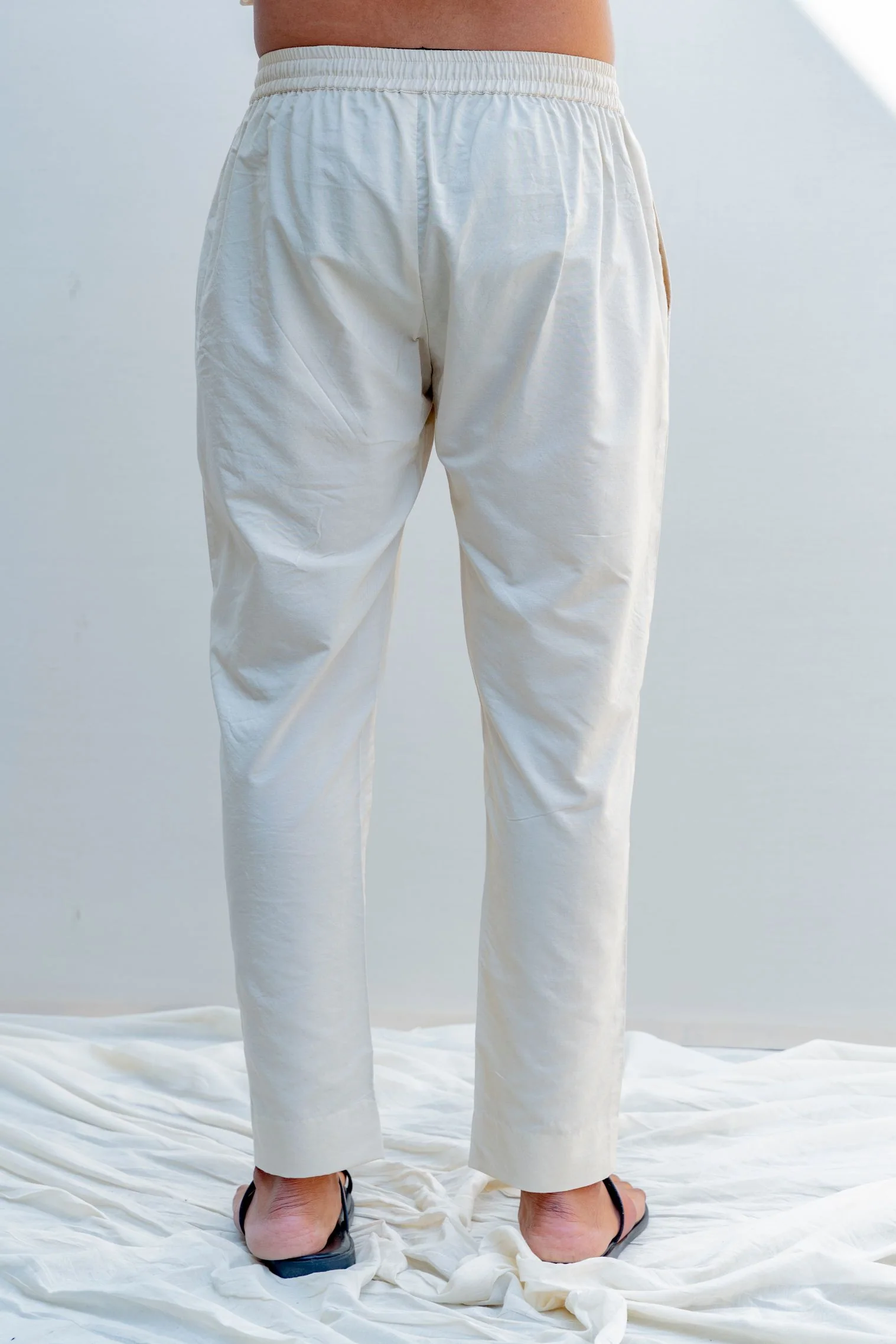 Zingaro- Off White Overlapped Cross Embroidered Jacket With Kurta Set - Image 7